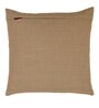 Grey Traditional Poly Canvas 16 x 16 Inch Cushion Cover