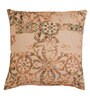 Grey Traditional Poly Canvas 16 x 16 Inch Cushion Cover