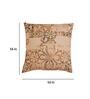 Grey Traditional Poly Canvas 16 x 16 Inch Cushion Cover