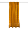 Ochre Cotton Solid 7ft Blackout Rod Pocket Door Curtain (1 Pc)