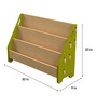 Ochre Kids Bookshelf in Green Colour