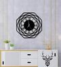 Black Metal Octagon Novelty Wall Clock