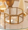 Octagonal Gold Glass Jewellery Organisers