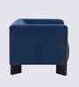 Octavia Boucle Fabric Lounge Chair In  Blue Colour