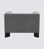 Octavia Boucle Fabric Lounge Chair In Grey Colour