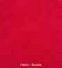 Octavia Boucle Fabric Lounge Chair In Red Colour