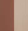 Octavia Leatherette Dining Chair in Beige & Brown Colour