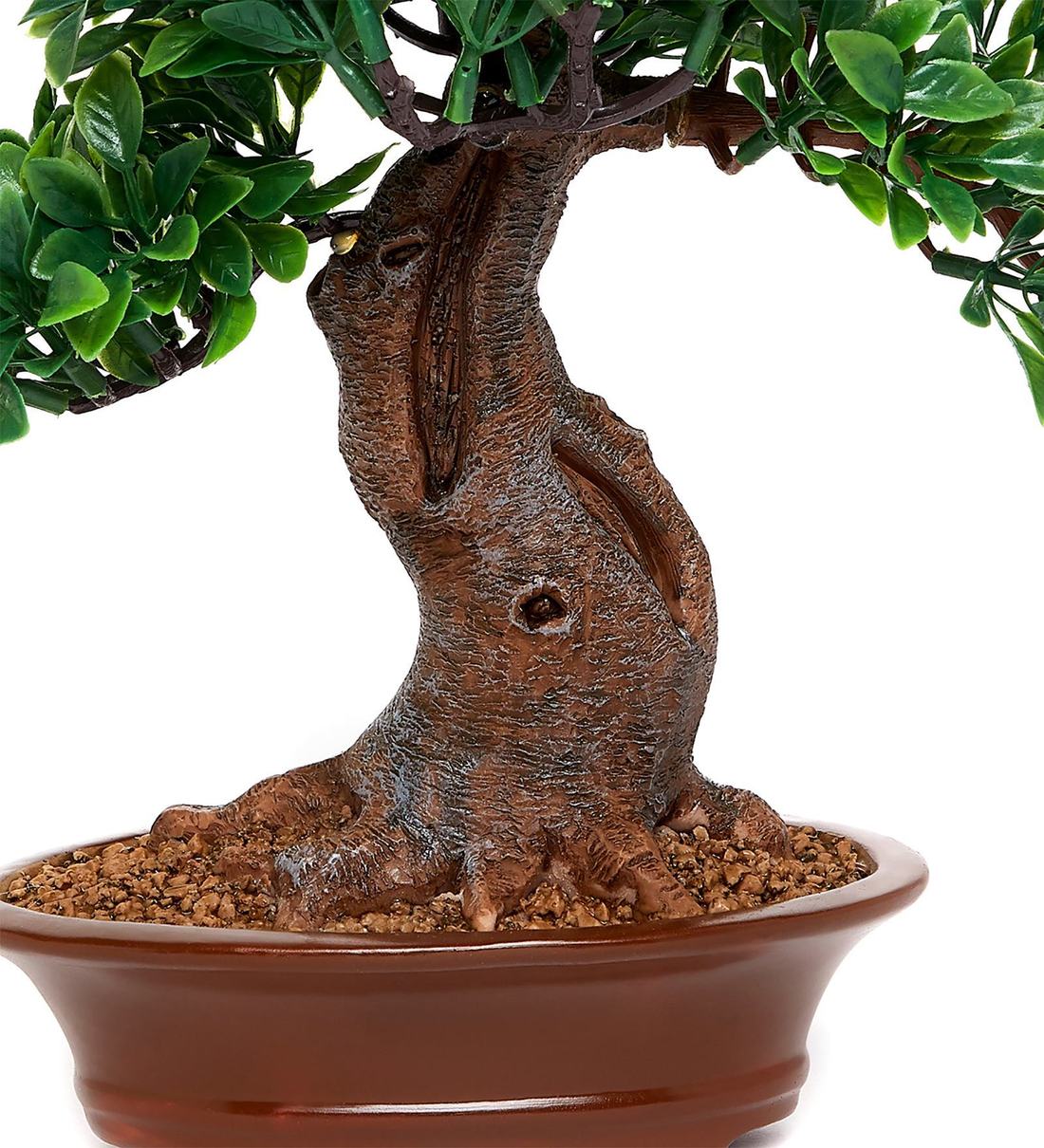 Buy Green Potted Bonsai Tree with Pot by Oddcroft Online Artificial
