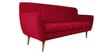 Oden Fabric 3 Seater Sofa in Red Colour