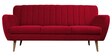 Oden Fabric 3 Seater Sofa in Red Colour