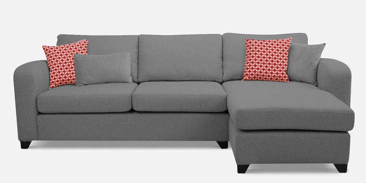 Buy Odell Fabric LHS Sectional Sofa in Grey Colour at 10 OFF by Adorn India Pepperfry