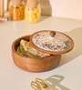 Ode Roti Box Wooden Casserole Chapati Box With Lid