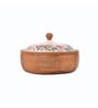 Ode Roti Box Wooden Casserole Chapati Box With Lid