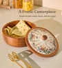 Ode Roti Box Wooden Casserole Chapati Box With Lid