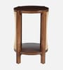 Odense Mango Wood End Table In Tubbaq Finish