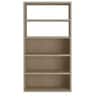 Odessa Display Unit Cum Bookshelf In Bronze Cambric Finish
