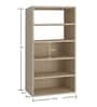 Odessa Display Unit Cum Bookshelf In Bronze Cambric Finish
