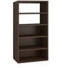 Odessa Display Unit Cum Bookshelf In Coffee Walnut Finish