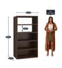 Odessa Display Unit Cum Bookshelf In Coffee Walnut Finish