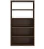 Odessa Display Unit Cum Bookshelf In Coffee Walnut Finish