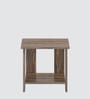 Odin Bedside Table In Dark Walnut Finish