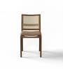 Odin Dolma Teak Wood Dining Chair in Oak Finish