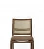 Odin Dolma Teak Wood Dining Chair in Oak Finish