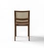 Odin Dolma Teak Wood Dining Chair in Oak Finish