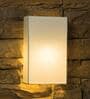 Odina Metal Flush Mount Wall Light (Off White)