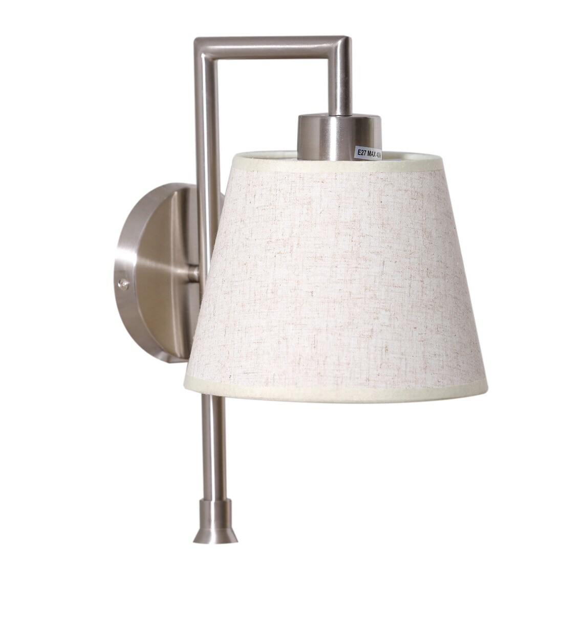 Buy Off White Fabric Wall Light by Jainsons Emporio Online e2 e2