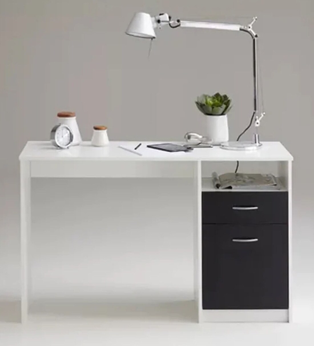 Buy Office Table In Black & White Colour By Sovereign Furniture Online