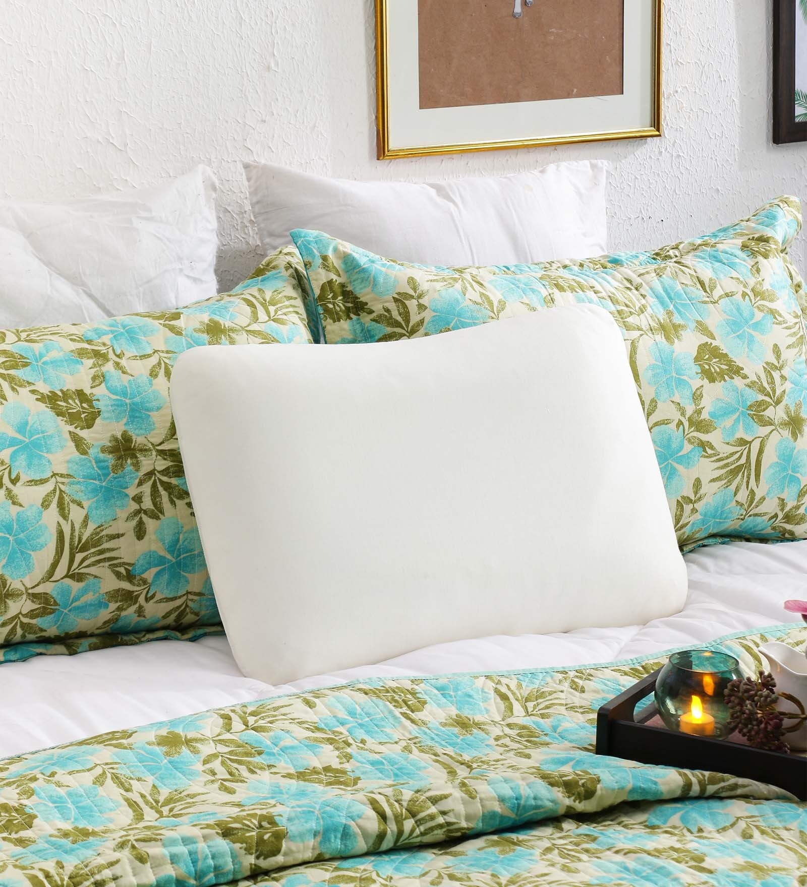 Off White Memory Foam 24 x 14 Inch Pillow Insert