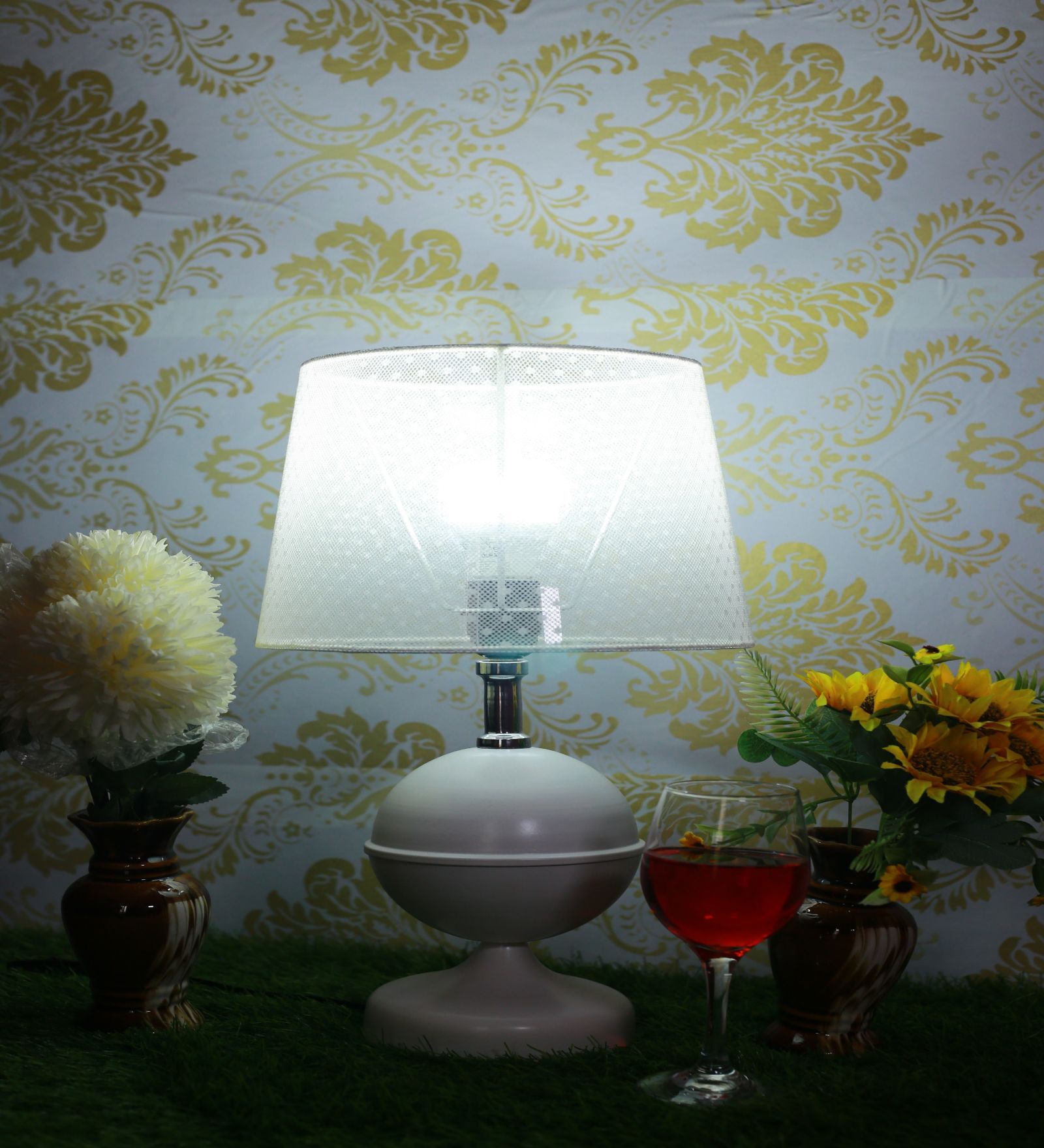 Off White Nett Transparent Lampshade