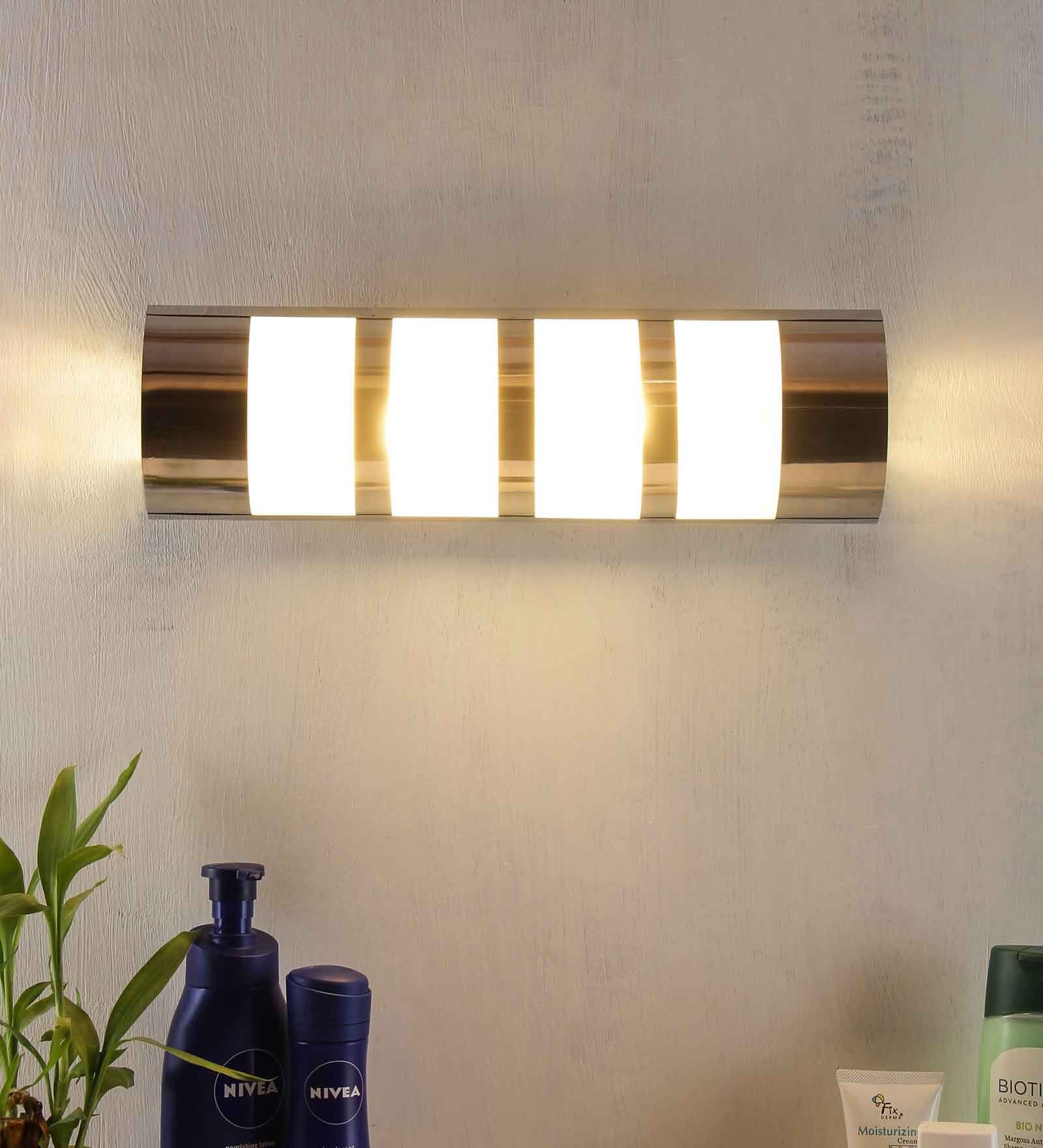 Planck Metal Flush Mount Wall Light (White)