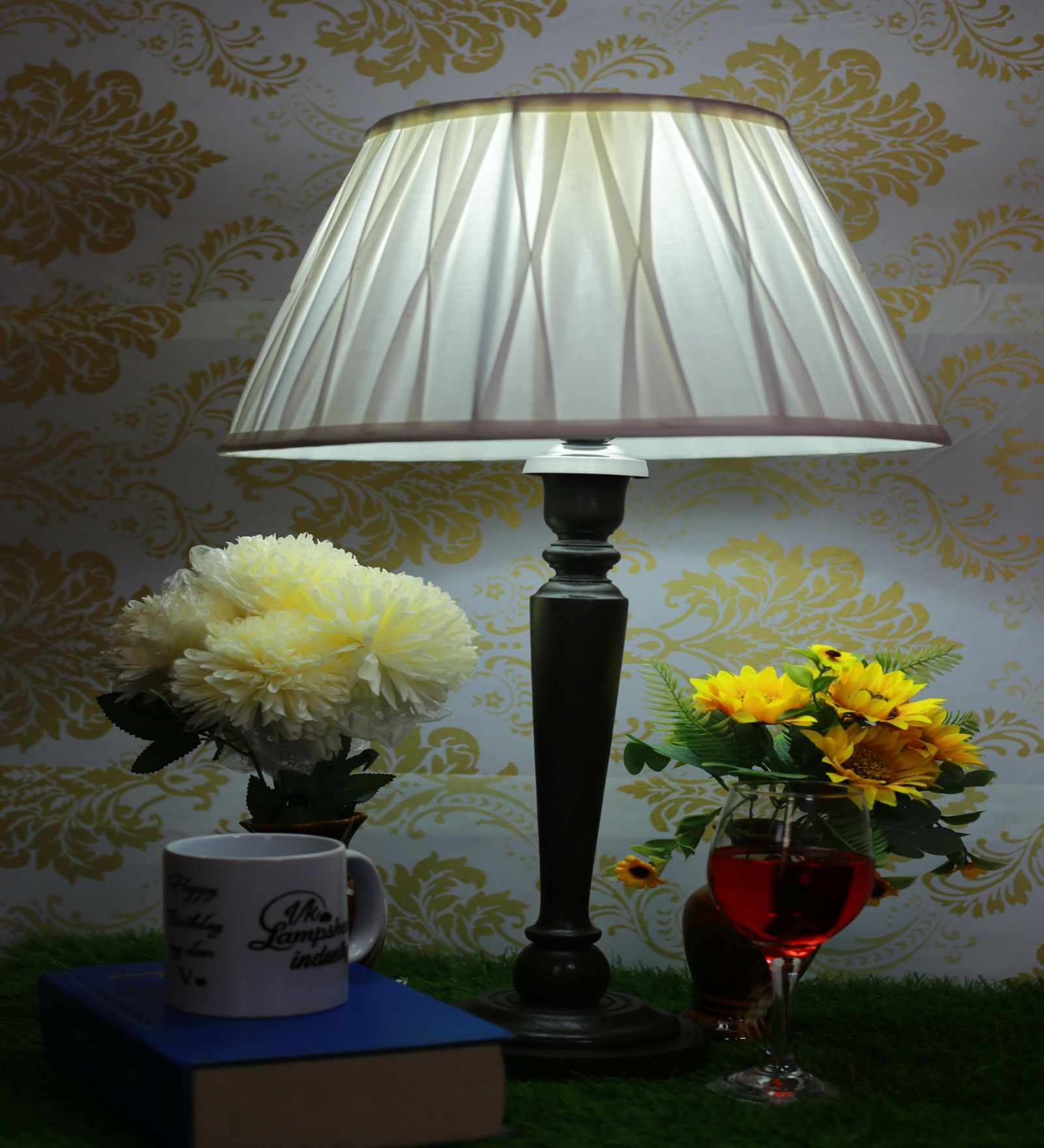 Off White Takk Design Round Lampshade