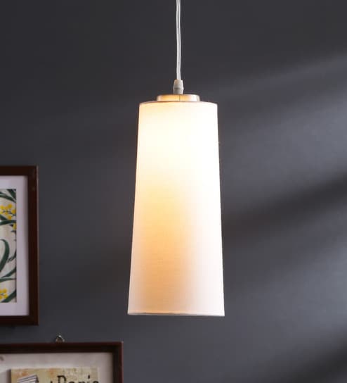 Buy Brass Fabric Hanging Light By Learc Designer Lighting Online