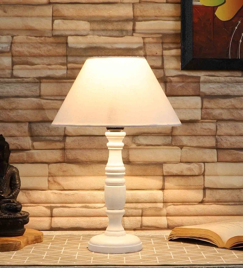 off white lamp base