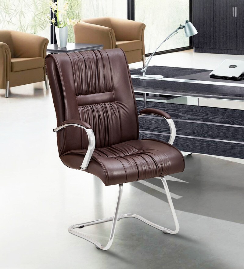 vj interior leatherette office chair