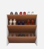 Ofeach Shoe Rack in Leon Teak Finish