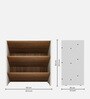 Ofeach Shoe Rack in Leon Teak Finish