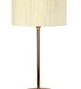 Off- White Cotton with Metal Gold Table Lamp