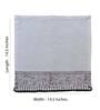 Off White & Brown  (14.5 x14.5 ) Crochet Hand Embroidery Cotton (Set of 6) Napkin Sets