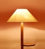 Off White Cotton Coolie Floor Lamp