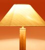 Off White Cotton Coolie Floor Lamp