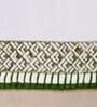 Off White & Olive (14.5 x14.5 ) Crochet Hand Embroidery Cotton (Set of 6) Napkin Sets