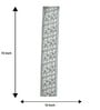 Off White 72x13 Polyester Table Runner