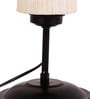 Fangio Off White Cotton Shade Table Lamp With Iron Base