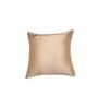 Off White Solid Polyester 16 x 16 Inches Cushion Cover