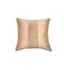 Off White Solid Polyester 16 x 16 Inches Cushion Cover