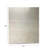 Off white Abstract Wool 4 ft x 6 ft Flatweave Carpet